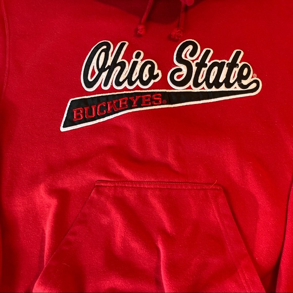 Men’s Ohio State Buckeye Hoodie Sz L - Picture 6 of 7